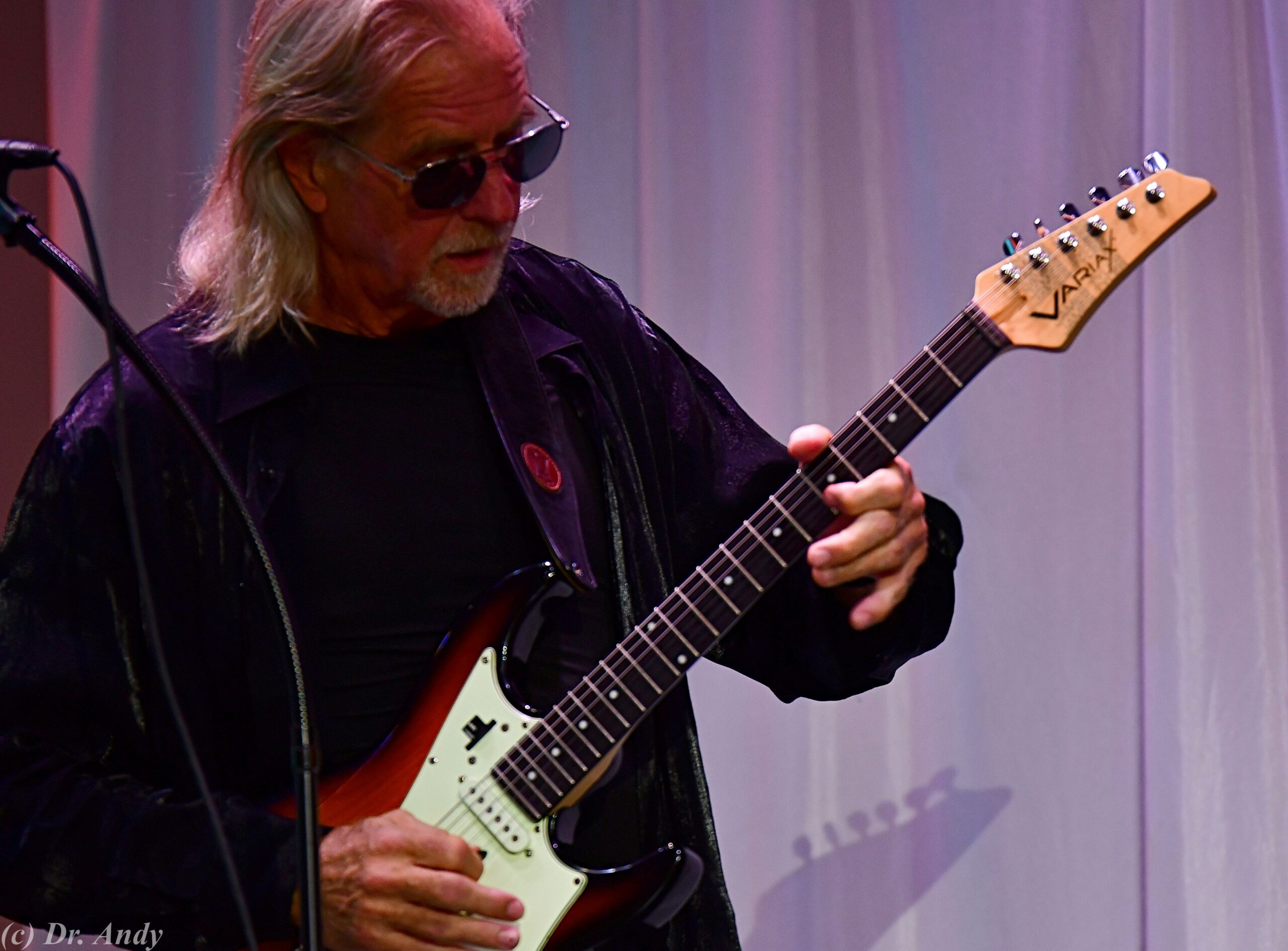 Jerry playing guitar