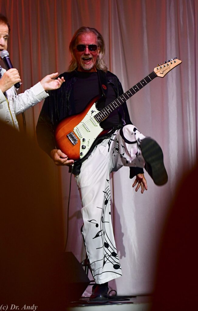 Jerry having fun on the show.