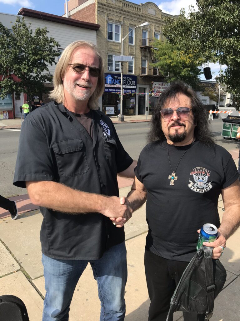 Jerry with Vinnie Martel from Vanilla Fudge